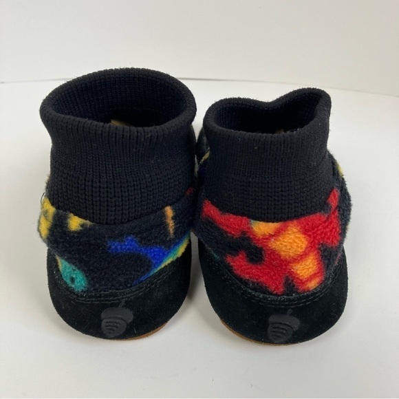 Acorn Kadabra Fleece Slippers Moccasins Wild Critters Kids Size 13 1/2 - 2 1/12 - Picture 7 of 13